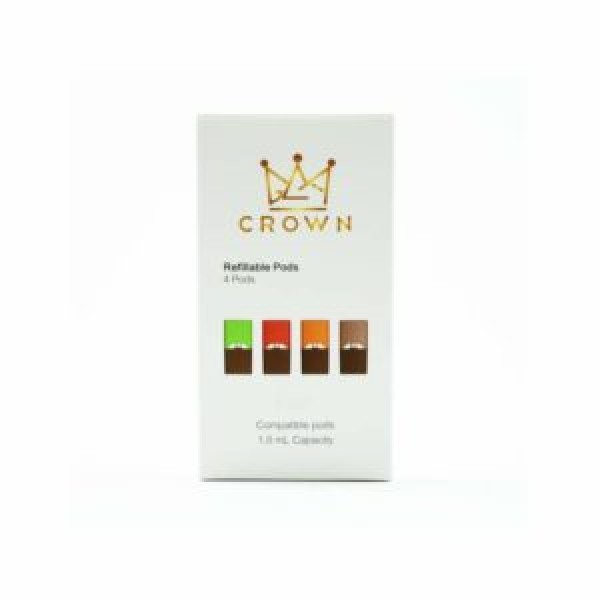 CROWN Refillable Pods – 4 Pack | JUUL Compatible