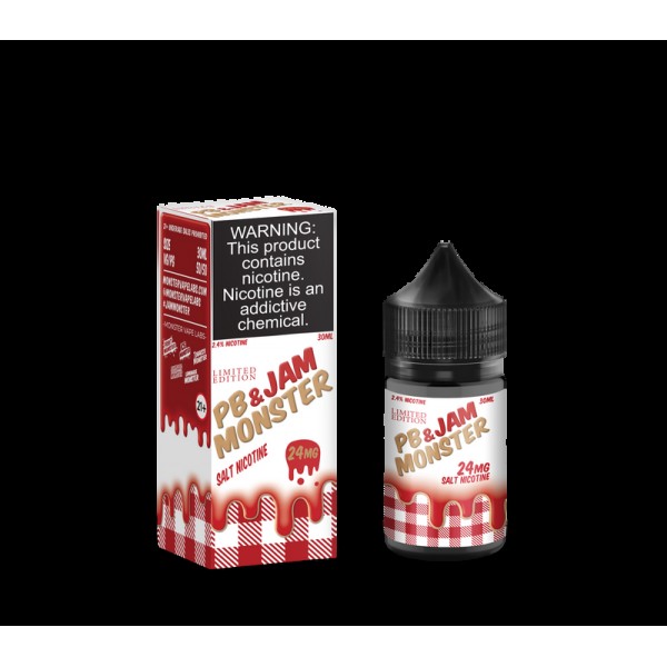 Jam Monster Salt Strawberry PB&J 30ml Nic Salt Vape Juice