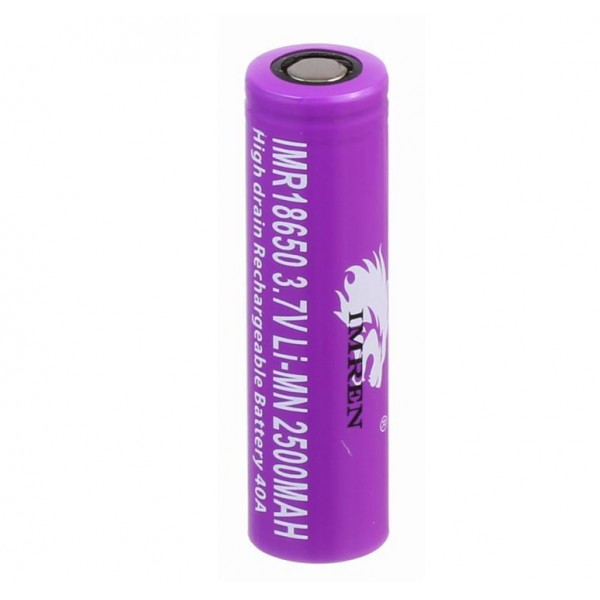 IMREN Imr 18650 2500Mah 3.7 V 40 Amp Battery