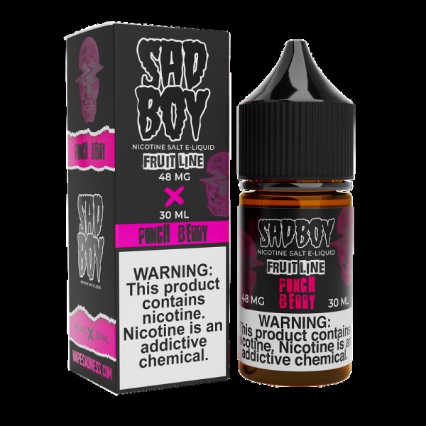 Sadboy Salts Punch Berry 30ml Nic Salt Vape Juice