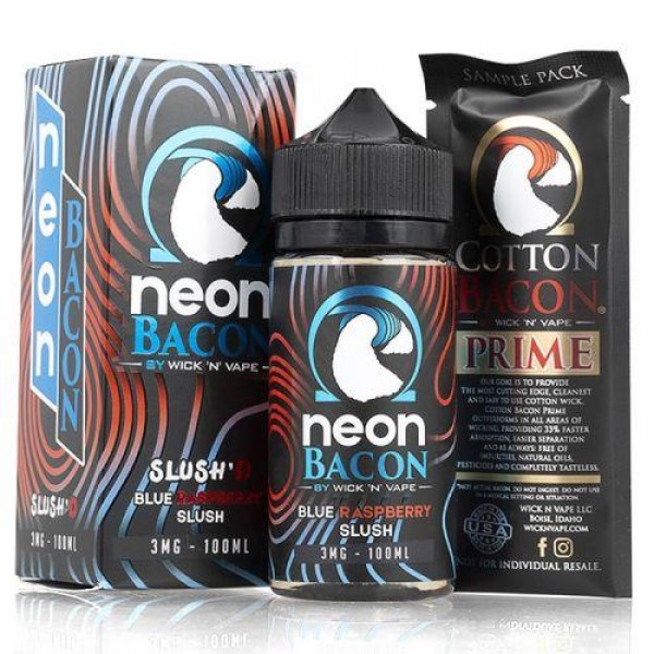 Slush'D Wick 'N' Vape 100ml Neon Bacon