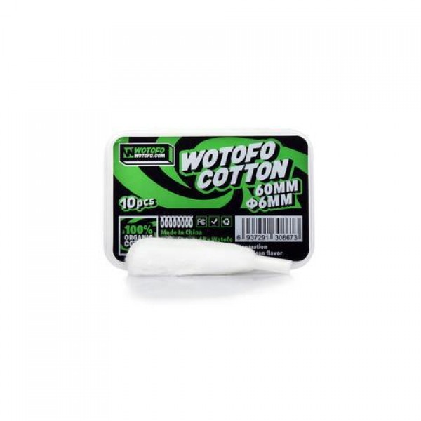 Wotofo Profile RDA 6mm Agleted Organic Cotton