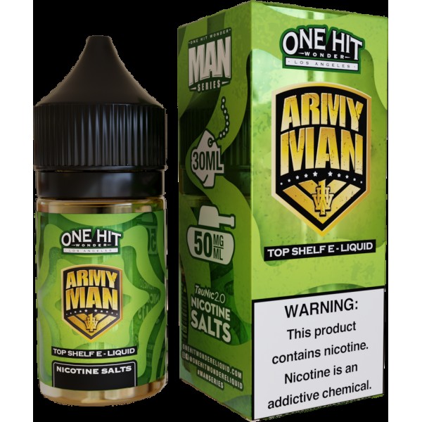 One Hit Wonder Army Man 30ml Nic Salt Vape Juice