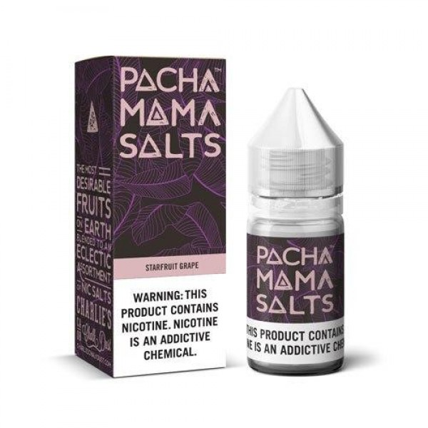 Pachamama Salts Starfruit Grape 30ml Nic Salt Vape Juice