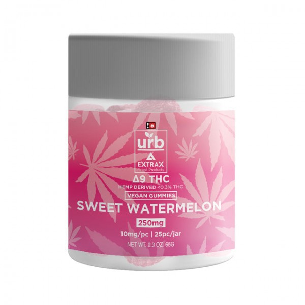 Urb x Delta Extrax 250mg Delta 9 Gummies (25x Jar)