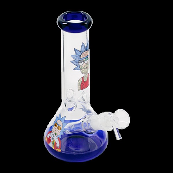 Rick & Morty Glass Beaker Bong Default Title