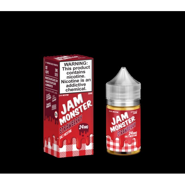 Jam Monster Salts Strawberry 30ml Vape Juice