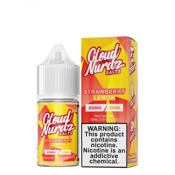 Cloud Nurdz Salts Strawberry Lemon 30ml Nic Salt Vape Juice