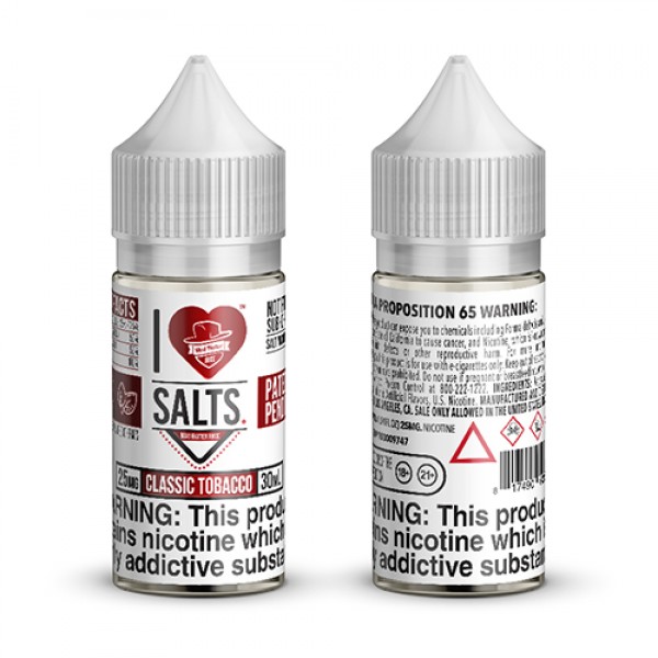 Mad Hatter I Love Salts Classic Tobacco 30ml Vape Juice