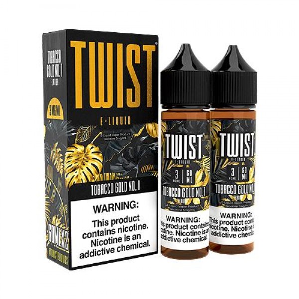 Tobacco Gold No. 1 2x60ml Vape Juice - TWIST