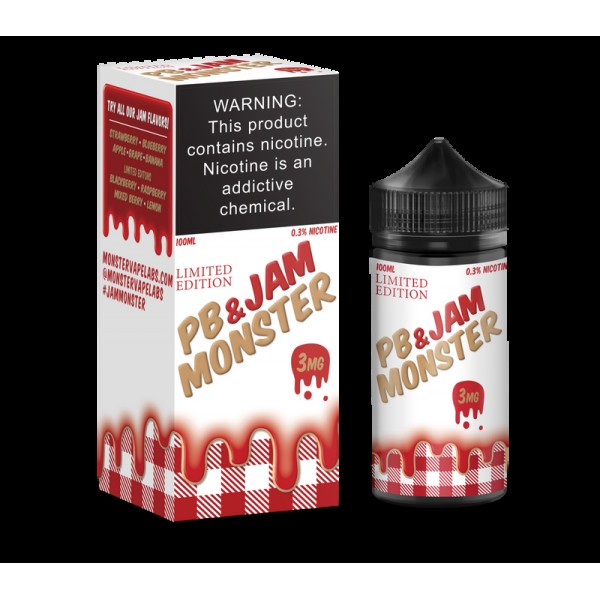 Jam Monster Strawberry PB&J 100ml Vape Juice