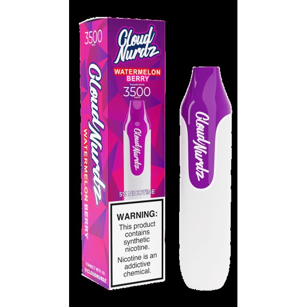 Cloud Nurdz Disposable Vape (2.5% / 5%, 3500 Puffs)